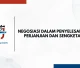 TRAINING NEGOSIASI DALAM PENYELESAIAN PERJANJIAN DAN SENGKETA JOGJA